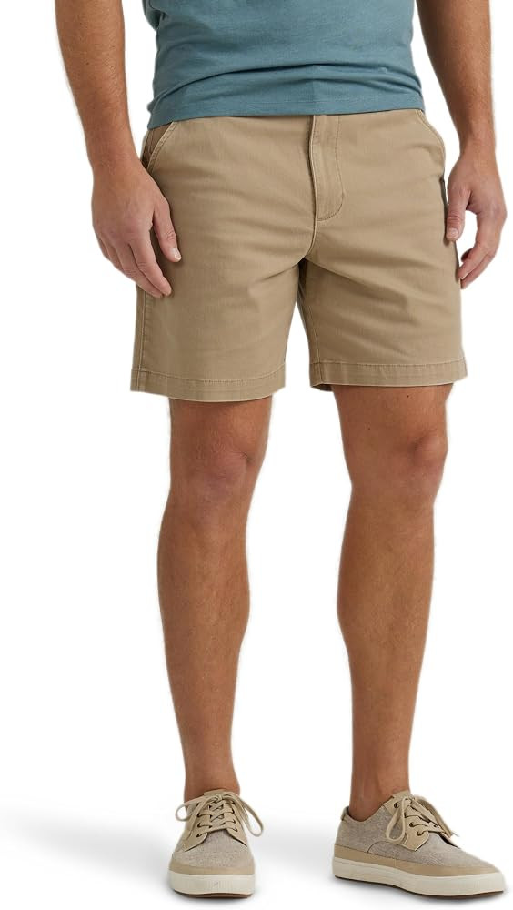 Wrangler Authentics Mens Flat Front Short | Amazon (US)