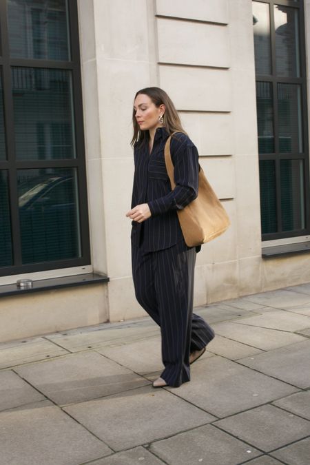 Matching navy pyjama set from Mint Velvet 