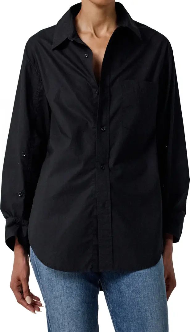 Kayla Black Cotton Shirt | Nordstrom