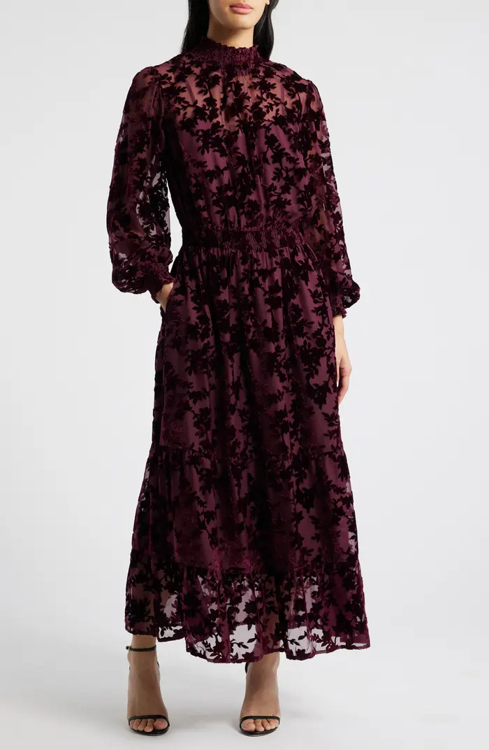 Lost + Wander Muave Spell Long Sleeve Maxi Dress | Nordstrom | Nordstrom