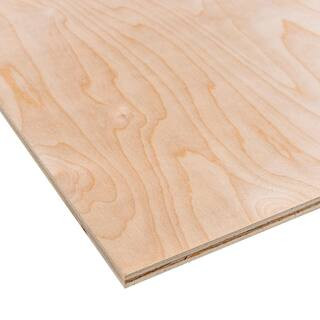Handprint 3/4 in. x 2 ft. x 4 ft. Radiata Pine Plywood (Actual: 0.719 in. x 23.75 in. x 47.75 in.... | The Home Depot