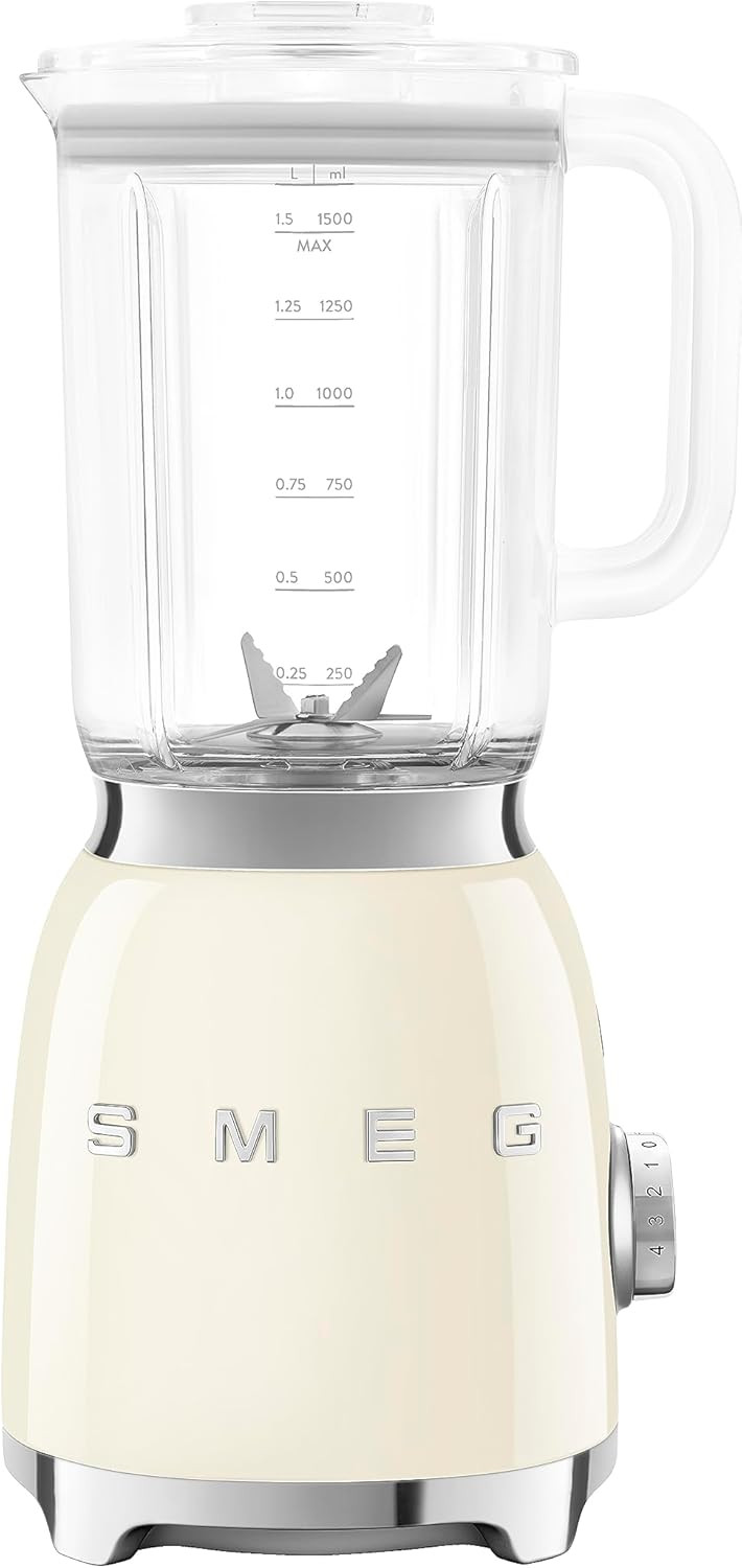 SMEG BLF03 Retro Style Blender – 600W Countertop Blender with 48 oz BPA-Free Jug, 3 Speeds + Pu... | Amazon (US)