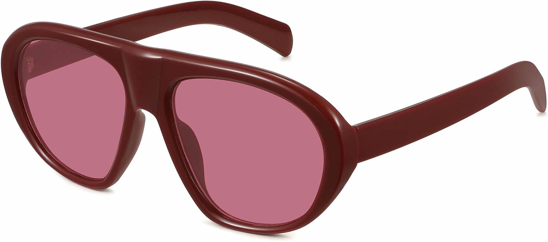 Trendy Oversized Aviator Sunglasses for Women Men 70s Vintage Retro Big Polit Sun Glasses Driving... | Amazon (US)