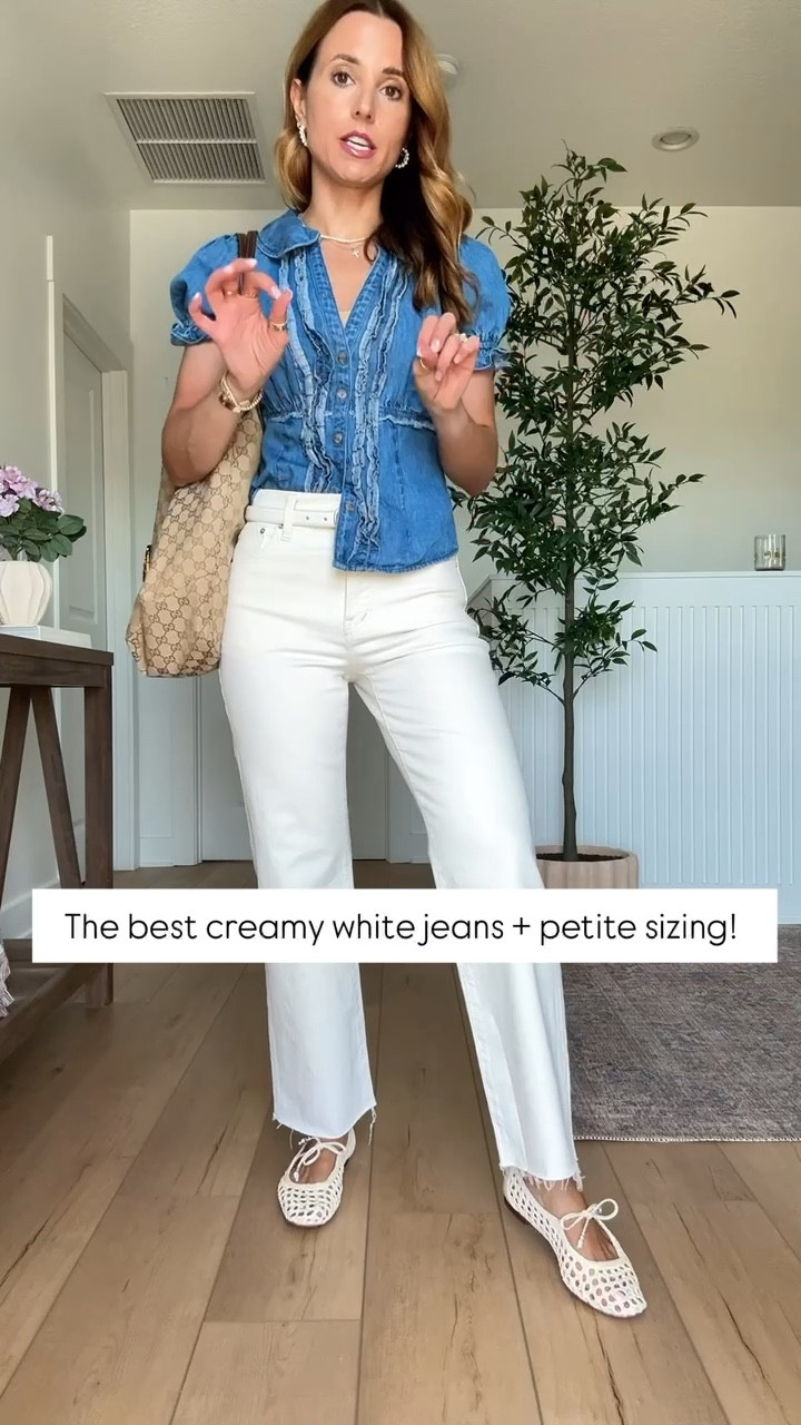 Expensive stuff that’s worth it! I love these creamy white crop jeans! I did 24 regular since it’s a crop style. Comes in length options! Spring outfit. Summer outfit. XXS in denim shirt.


#LTKTravel #LTKWorkwear #LTKootd