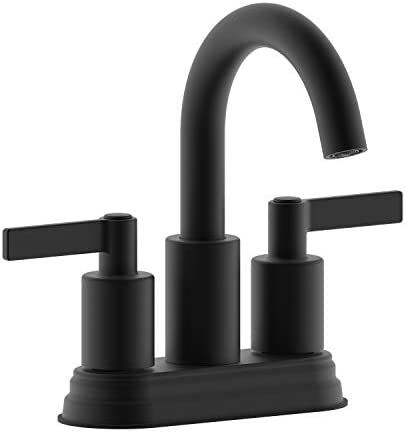 Derengge F-S4501-MT 4" Two Handle Contemporary Lavatory Faucet with Push up Pop-up Drain, Meets c... | Amazon (US)