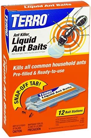 TERRO T300B Liquid Ant Killer, 12 Bait Stations | Amazon (US)