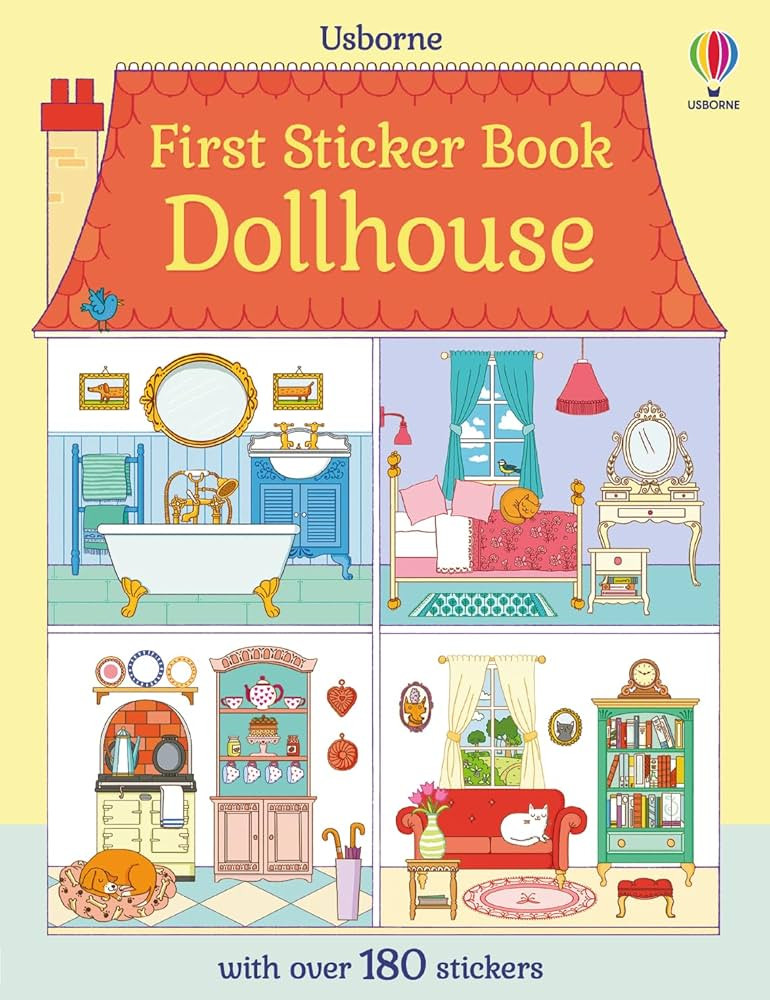 First Sticker Book Dollhouse | Amazon (US)