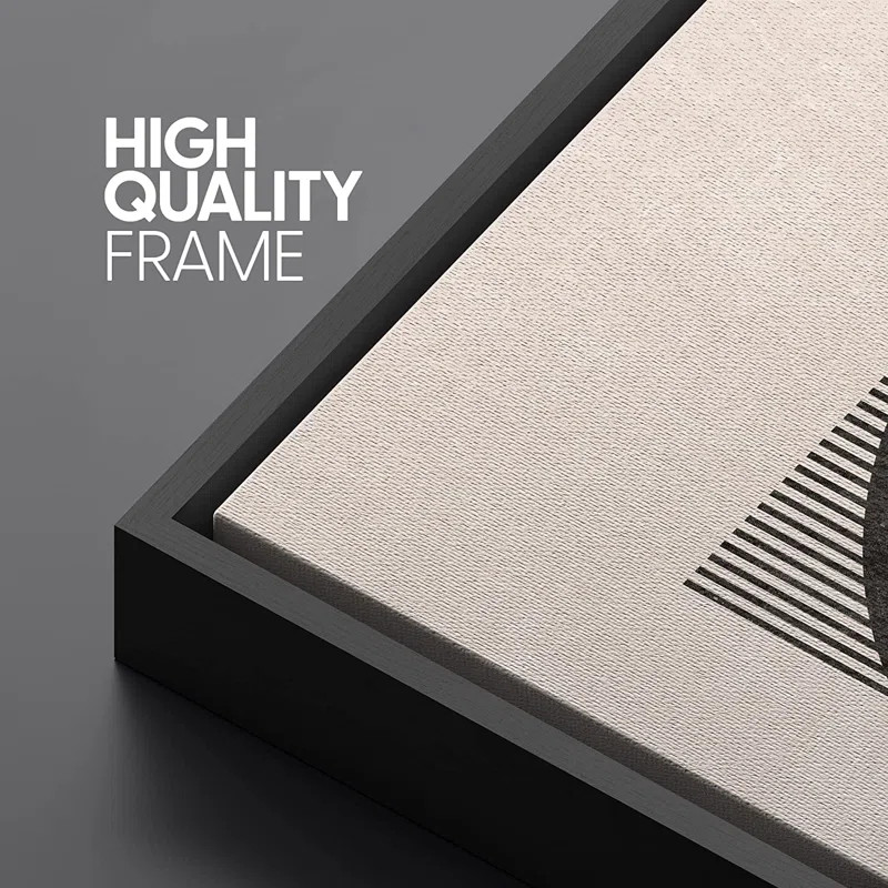 Mid-Century Classic Black Music Record Player Boho Wall Art Decor Framed On Canvas 2 Pieces Print | Wayfair North America