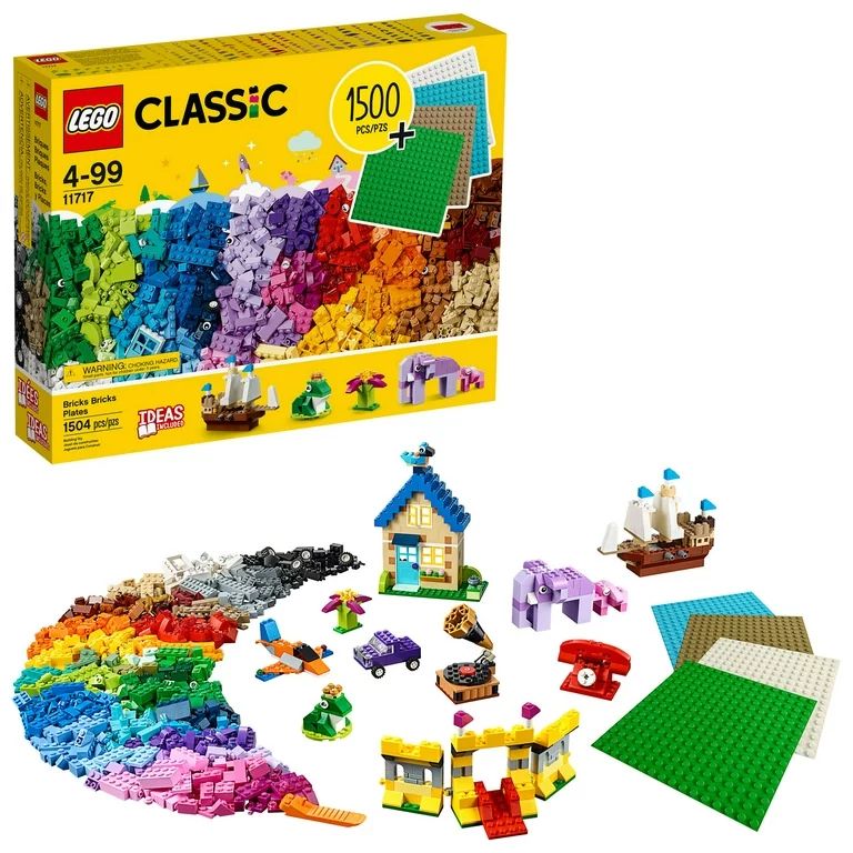 LEGO Classic Bricks Bricks Plates 11717 Building Toy; Great Gift for Kids; Imaginative, Creative,... | Walmart (US)