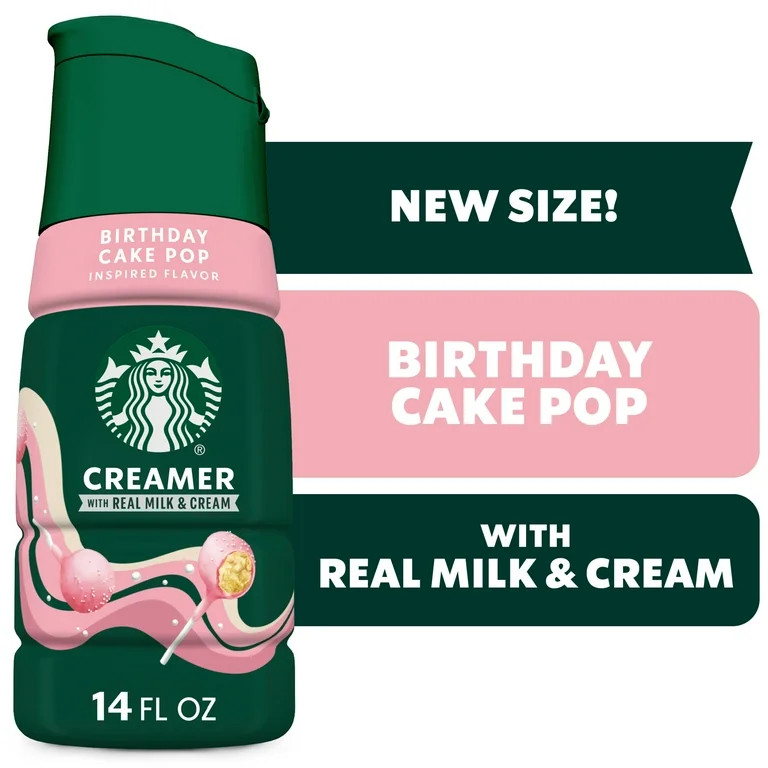 STARBUCKS Liquid Creamer Cake Pop 14floz Bottle | Walmart (US)