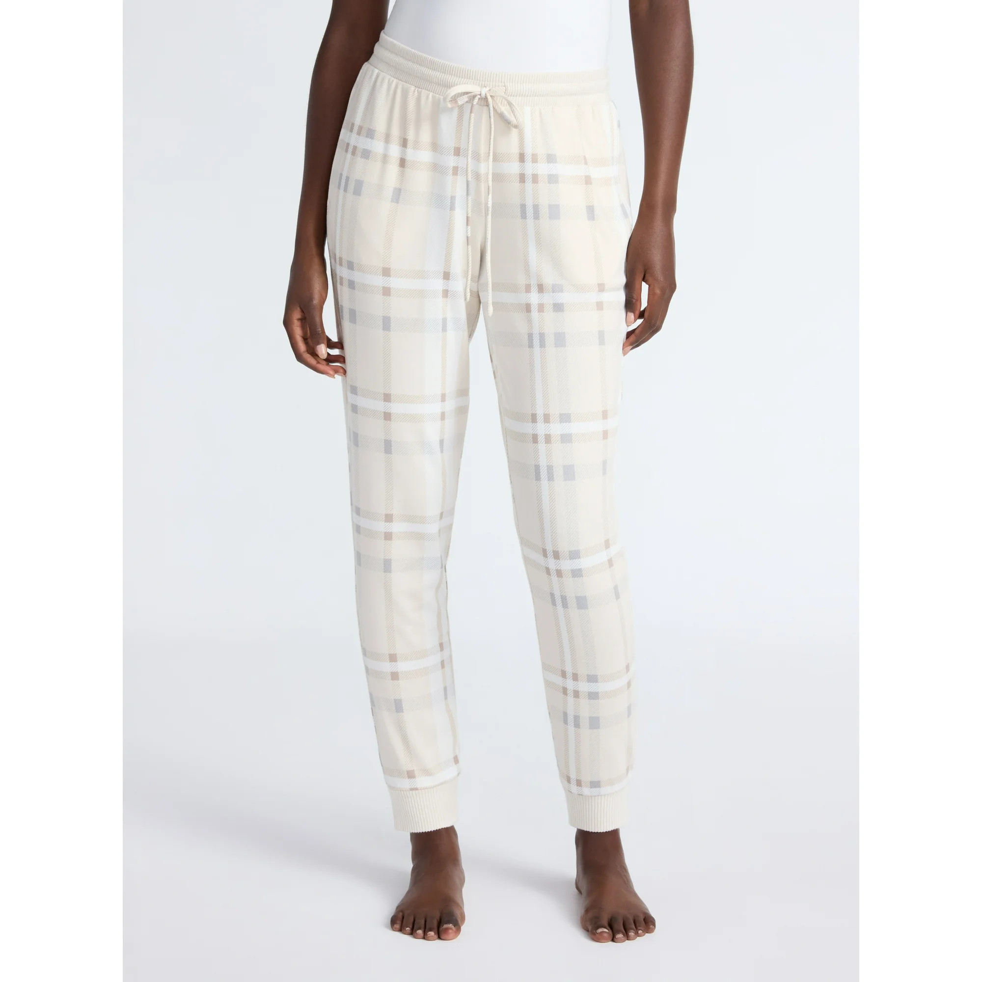 Joyspun Women's Cozy Lounge Collection Hacci Knit Sleep Joggers, 29'' Inseam, Sizes XS-3X | Walmart (US)