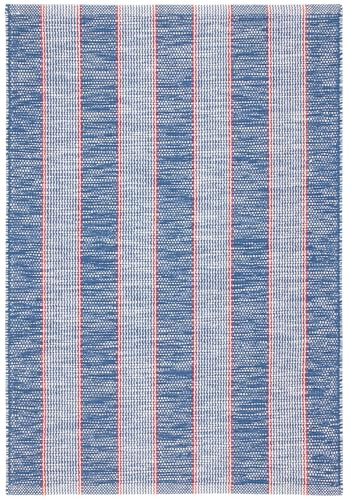 Dash & Albert Hillsgrove Denim Striped Handwoven Rug, 9'6"x13'6" | Amazon (US)
