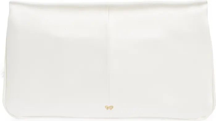 Bow Double Face Satin Clutch | Nordstrom