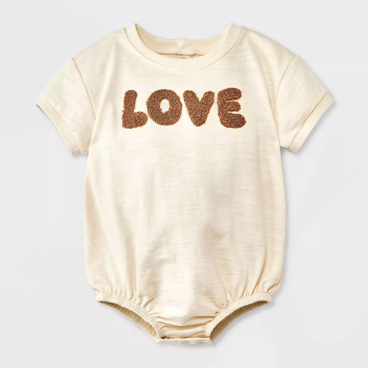 Grayson Mini Baby Kids' Love Graphic Romper - Off-White | Target