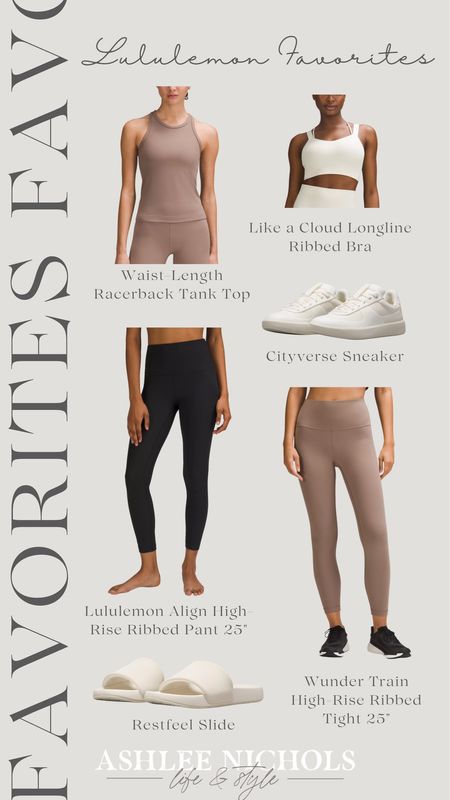 Lululemon favorites!! these have been my recent faves for Pilates!! The sneakers are so comfy and the slides are perfect!!

Lululemon, favorites, workout outfits, athletic outfits, lululemon sneakers, lululemon slides, lululemon bra, lululemon workout tops 

#LTKfindsunder100 #LTKfitness #LTKstyletip