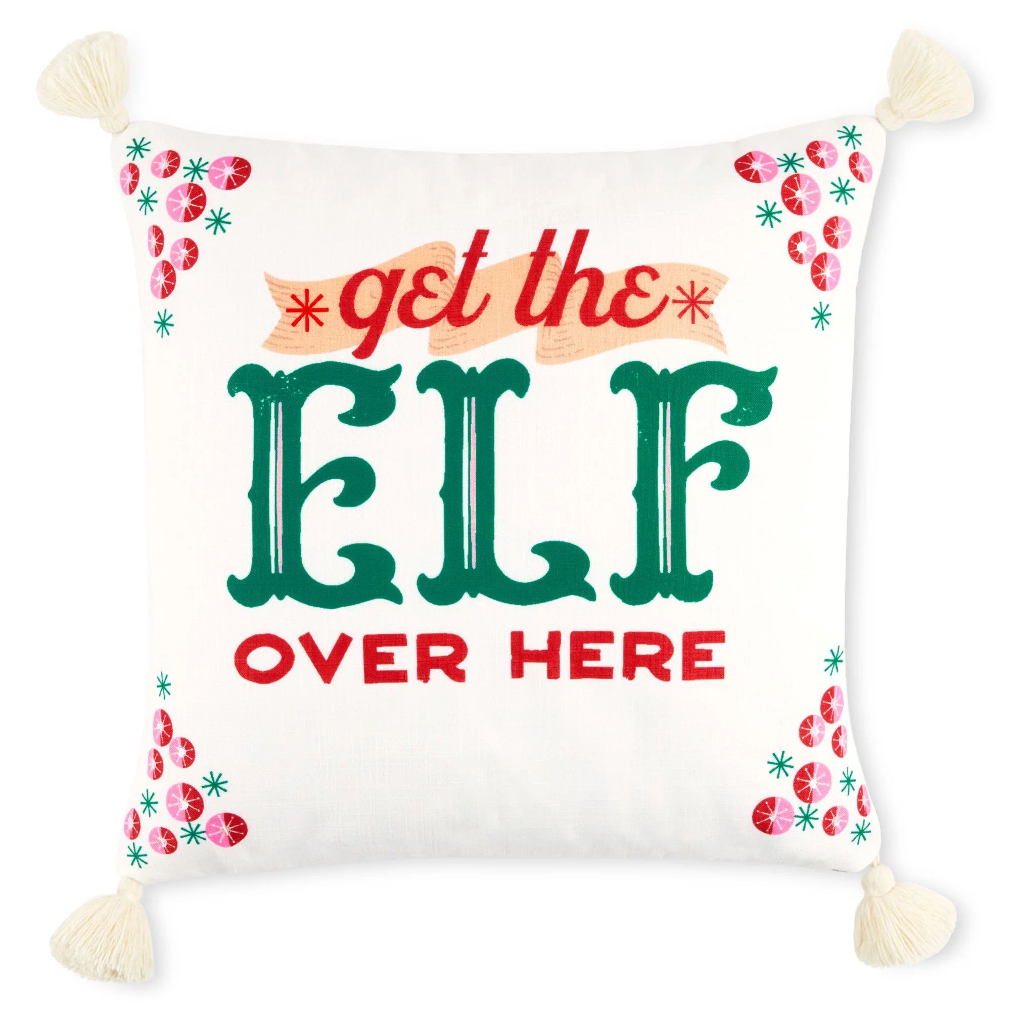 Wanda June Home Get The Elf Over Here Pillow, Multicolor, 20"x20" by Miranda Lambert - Walmart.co... | Walmart (US)