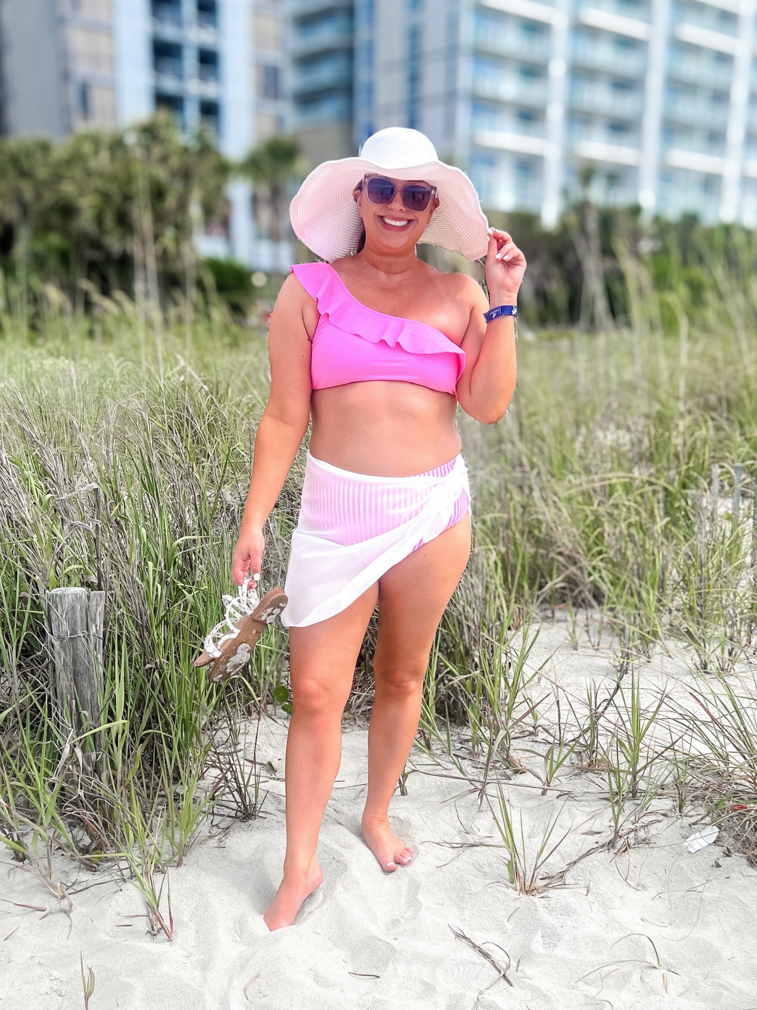 Pink and sandy beaches 🩷✨🤍⏳⛱️ pink swimmie 
Pink swimsuit
SHEIN girls 
SHEIN swim 
Amazon travel 
Amazon finds 
Amazon swim 
Amazon fashion 
Steve Madden sandals 
Beachwear 
Resort Wear 

#LTKTravel #LTKSeasonal #LTKSwim