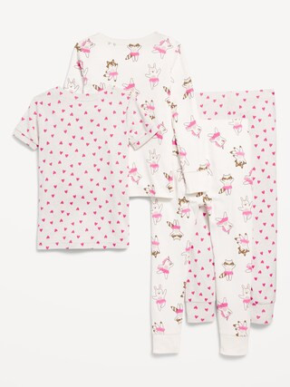 Snug-Fit Pajama 4-Piece Set for Toddler &amp;amp; Baby | Old Navy (US)