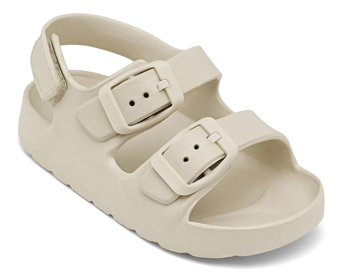 ChayChax Toddler Boys Girls Double Buckle Sandals Children's Adjustable Back Strap Water Sandal | Amazon (US)