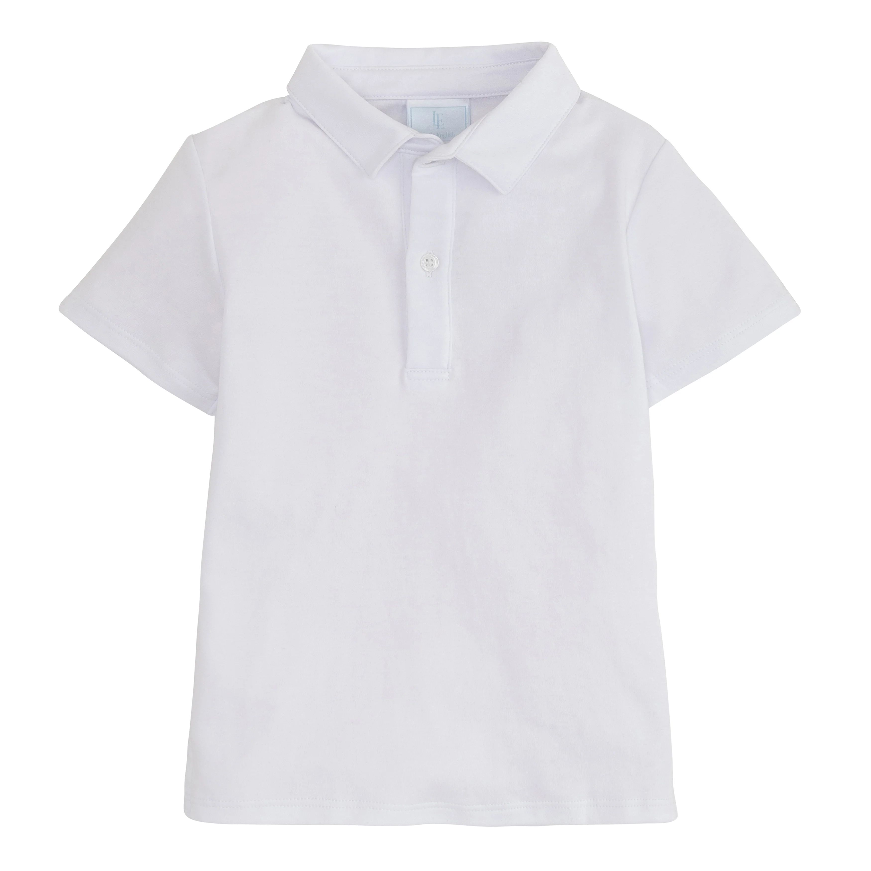 Little Boy's White Polo - Classic Kids Clothes | Little English