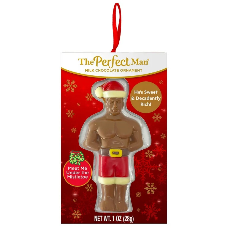 The Perfect Man Milk Chocolate Ornament Bar, 1oz, Holiday Stocking Stuffer | Walmart (US)