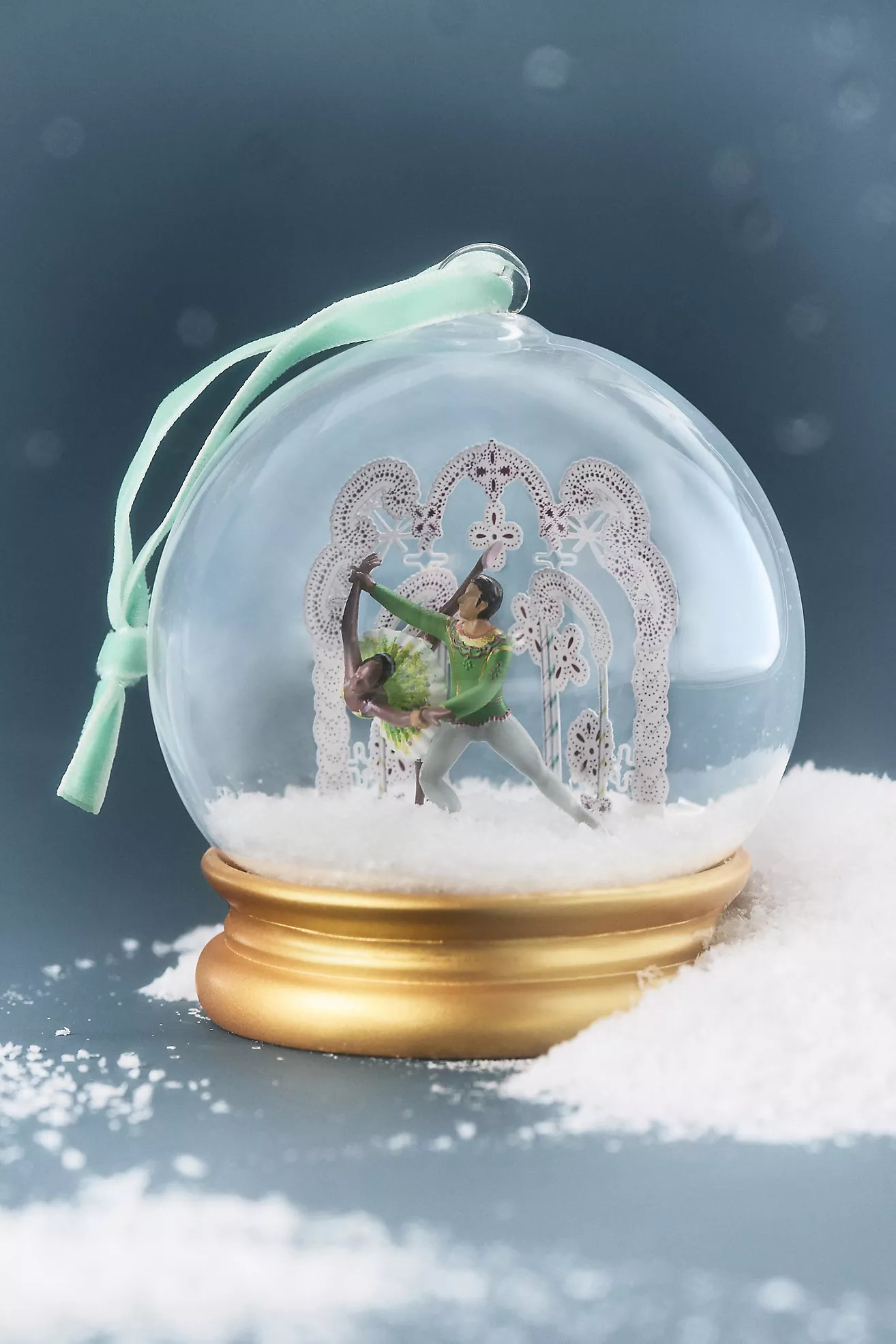 New York City Ballet Glass Snowglobe Ornament | Anthropologie (UK)