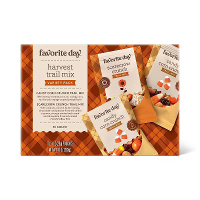 Fall Harvest Trail Mix Variety Pack - 10oz/10ct - Favorite Day™ | Target