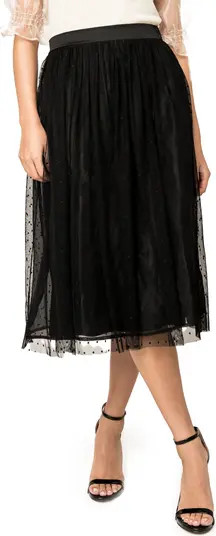 GIBSONLOOK Swiss Dot Layered Tulle Skirt | Nordstrom | Nordstrom