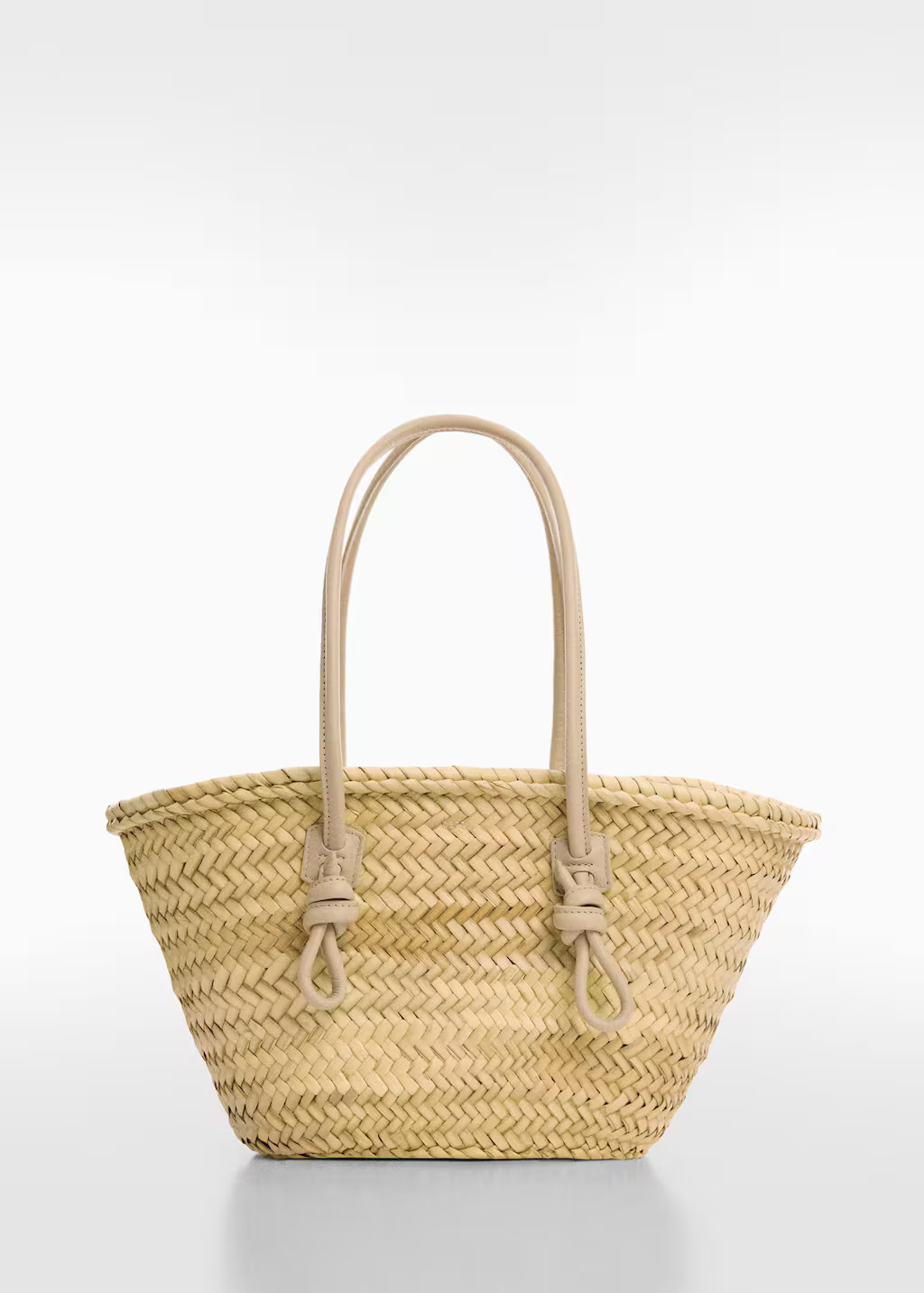 Natural fibre carrycot bag -  Women | Mango USA | MANGO (US)