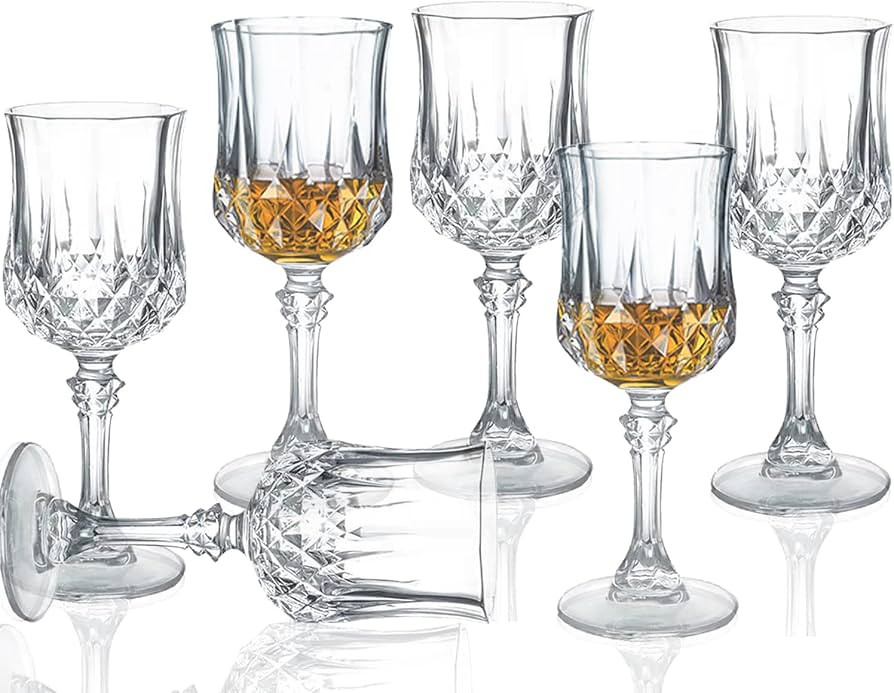 Cordial Glasses With Stem - Sherry, Port, Crystal Shot, Limoncello - 1.75 oz (Set of 6) | Amazon (US)