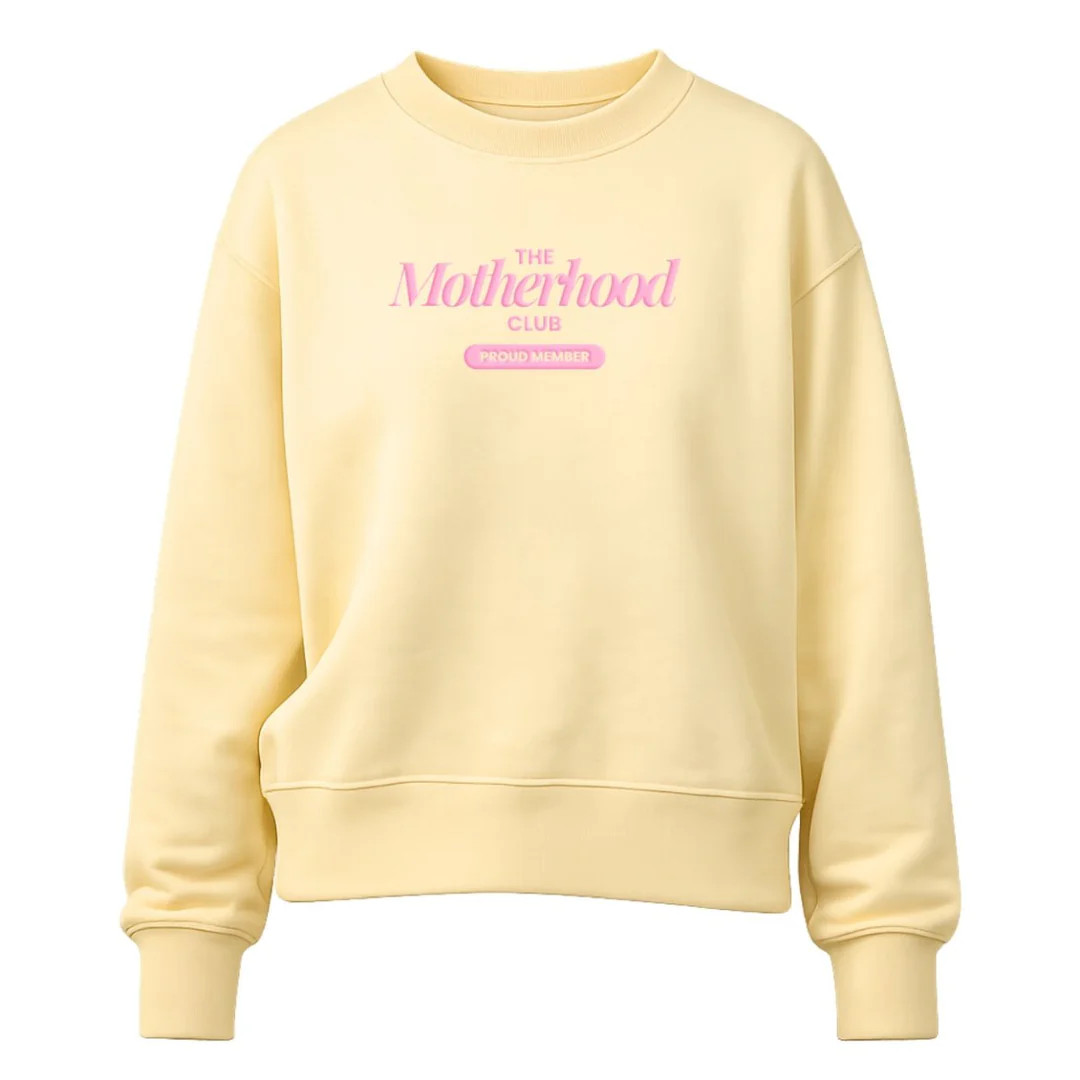 PUFF 'Proud Member: Motherhood Club' Signature Sweatshirt | United Monograms