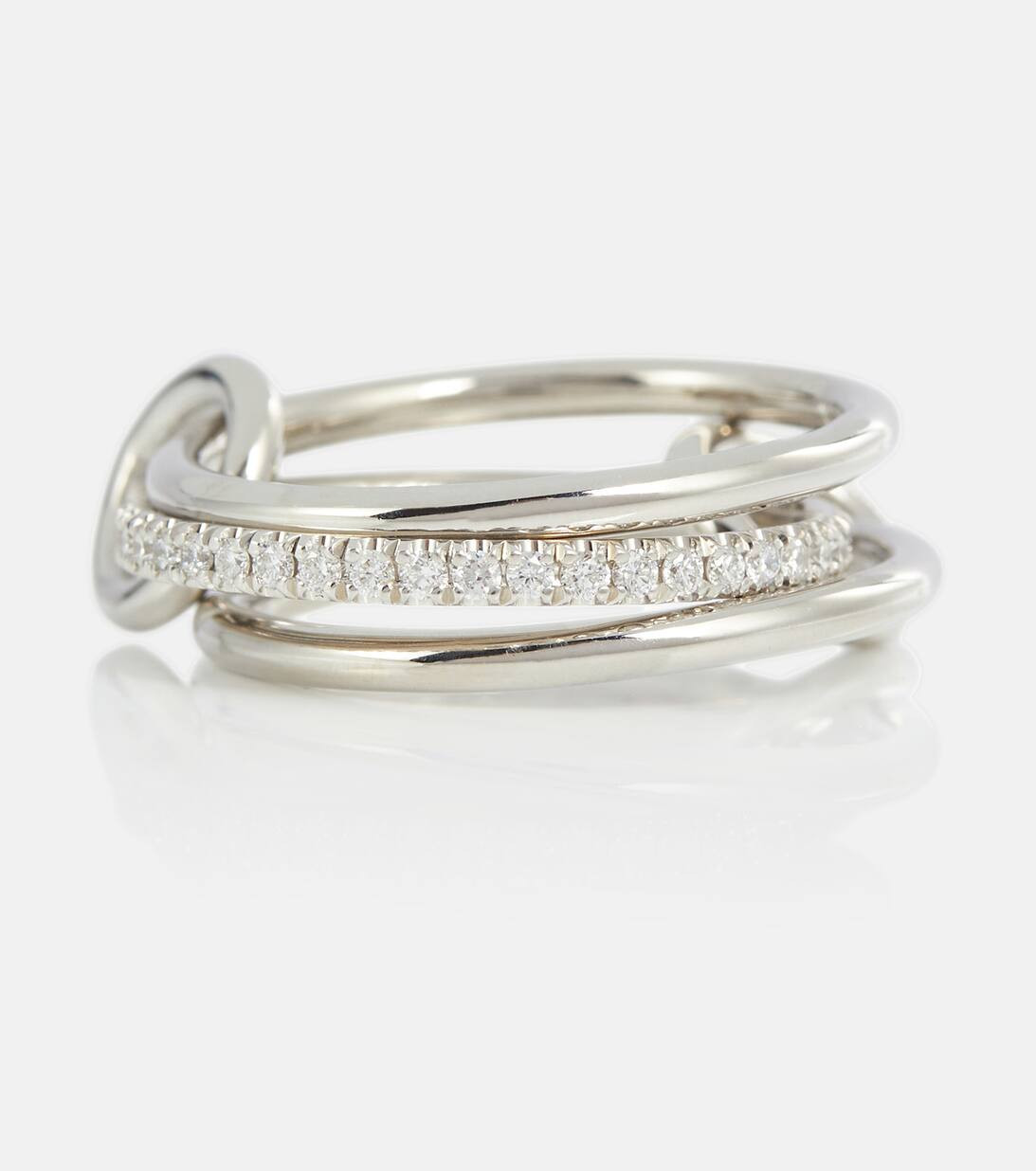 Sonny 18kt white gold ring with diamonds | Mytheresa (US/CA)