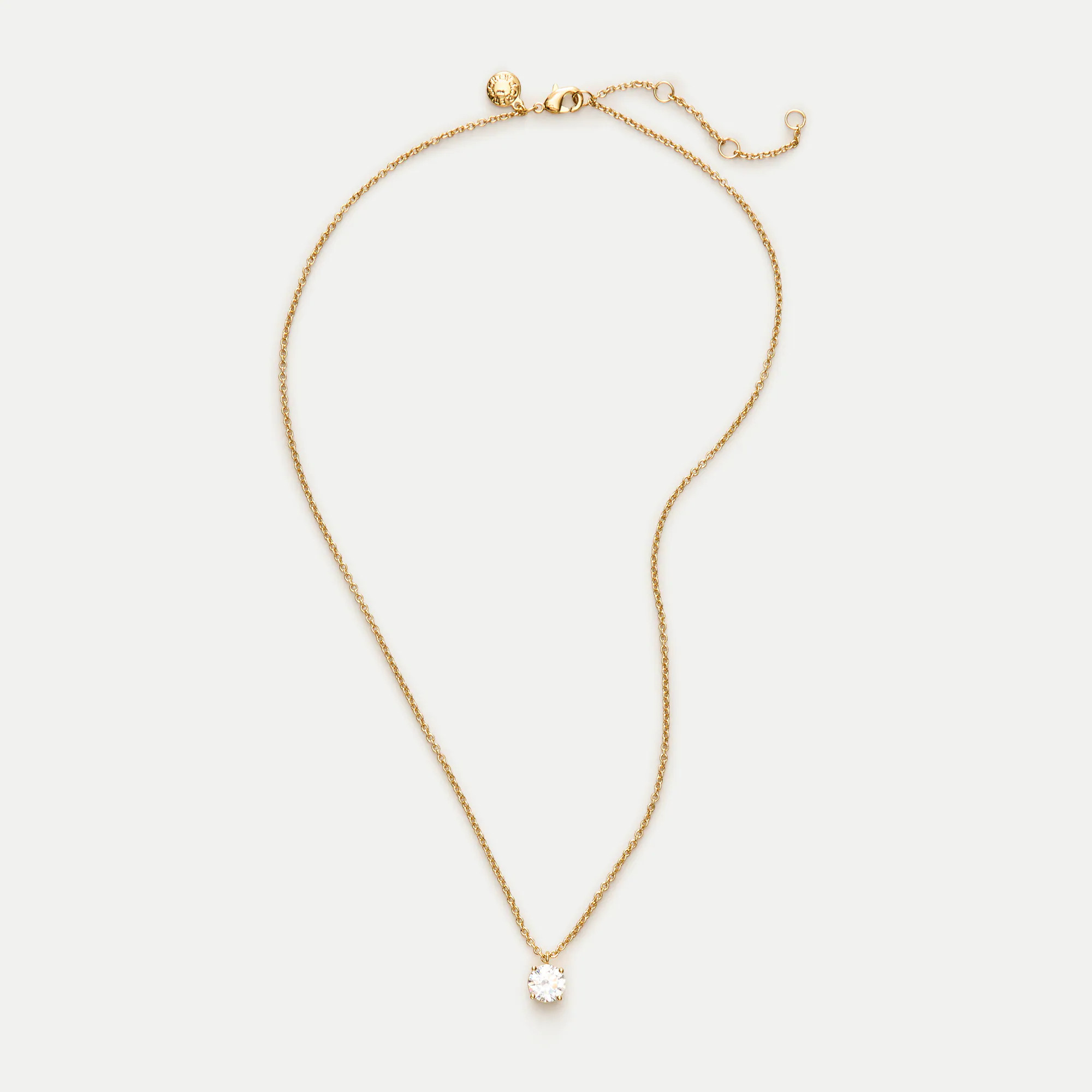 Cubic zirconia pendant necklace | J. Crew US