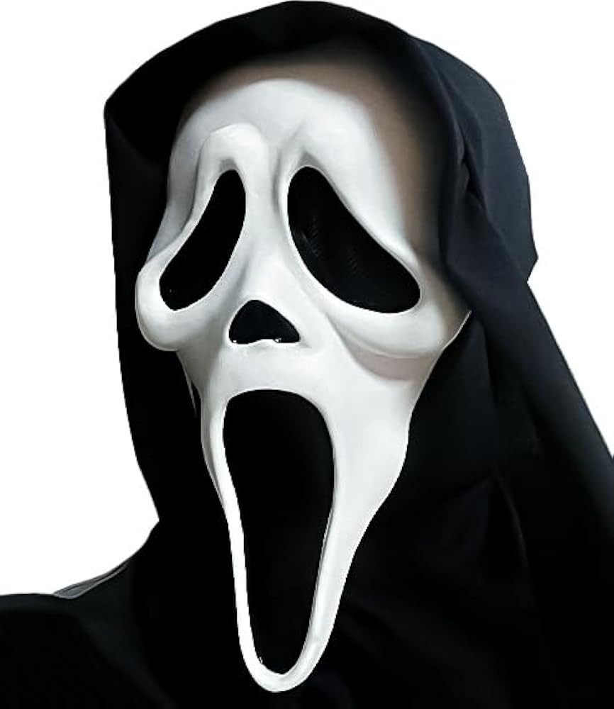 MEMOVAN Halloween Mask Halloween Ghost Head Face Mask Novelty Scary Skull Full Head Masque for Ma... | Amazon (US)