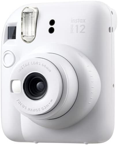 Fujifilm Instax Mini 12 Instant Camera Clay White MiniMate Accessory Bundle & Compatible Custom C... | Amazon (US)