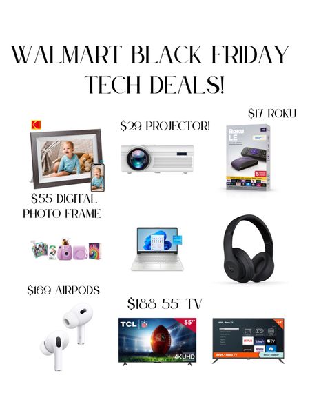 Walmart Black Friday tech deals!  

#LTKHoliday #LTKGiftGuide #LTKSeasonal