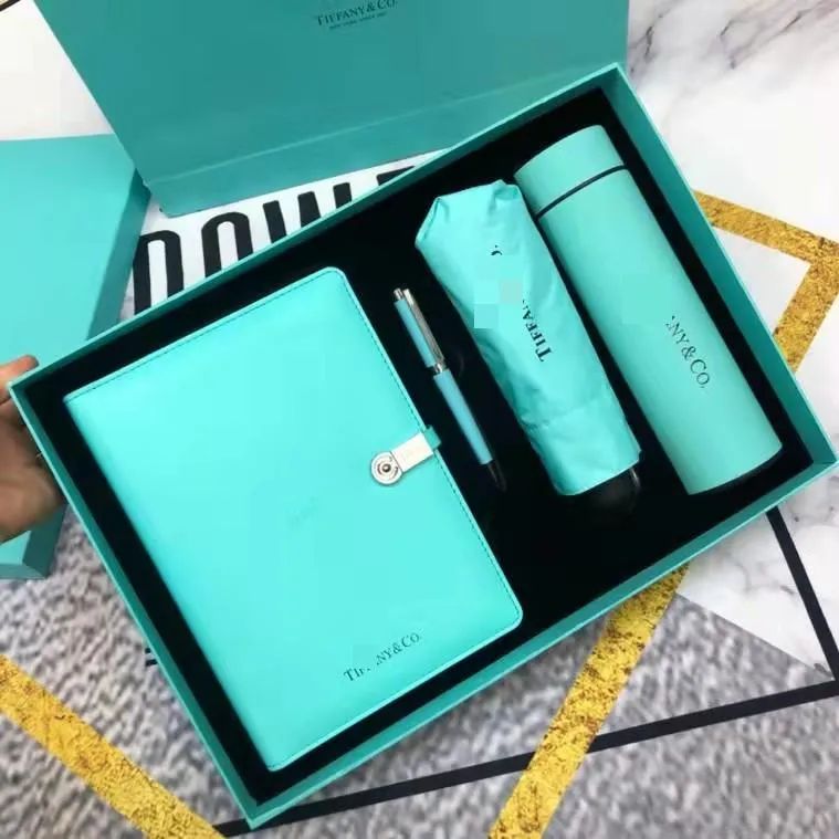 Luxury Cyan Gift Set: Umbrella, Pen, Cup, Notebook - Elegant & Practical Accessories for Any Occa... | DHGate