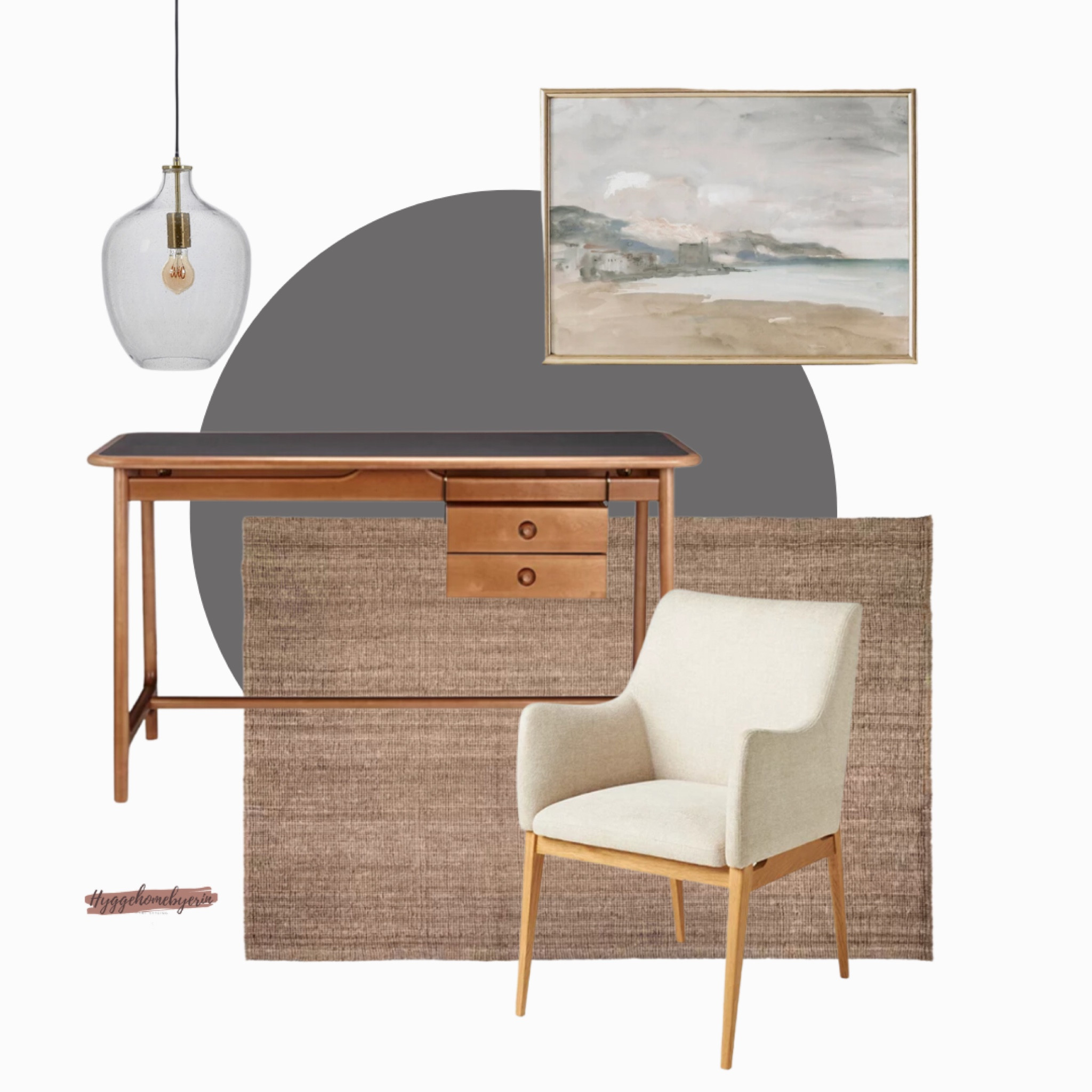 Hamptons home office decor and interior design ideas