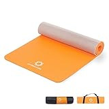 PRIMASOLE Yoga Mat Eco-Friendly Material 1/2"(10mm) Non-Slip Yoga Pilates Fitness at Home & Gym Twin | Amazon (US)
