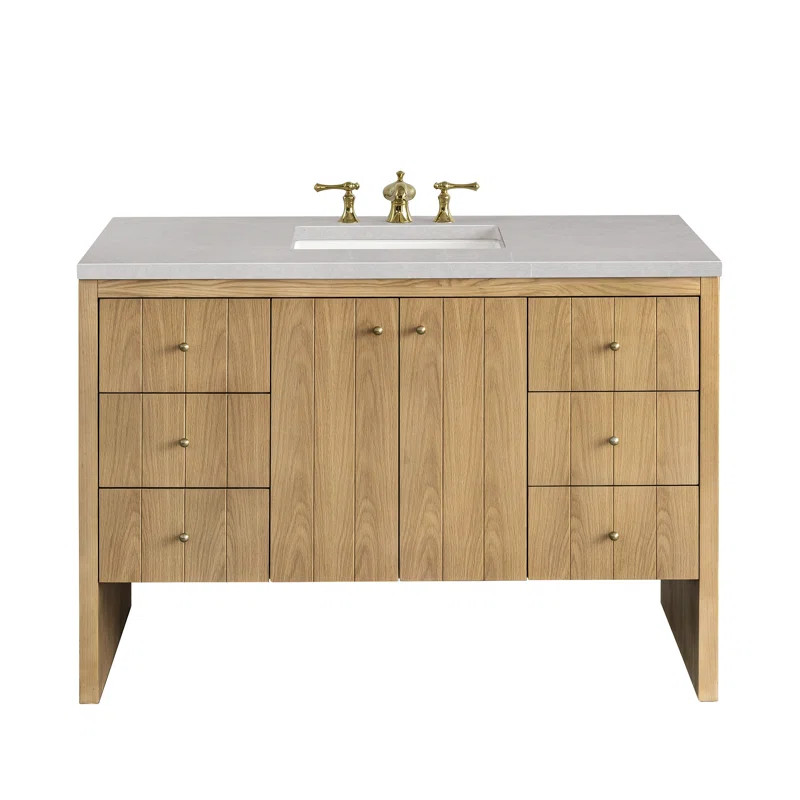 Hudson 48'' Single Bathroom Vanity with Top | Wayfair North America