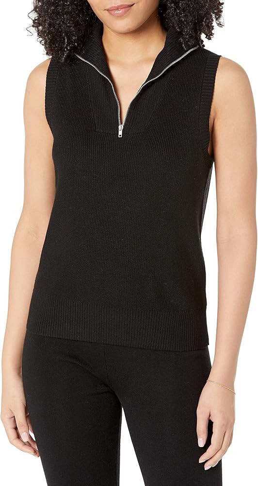 The Drop Women's Tenley Sleeveless Half Zip Sweater | Amazon (US)