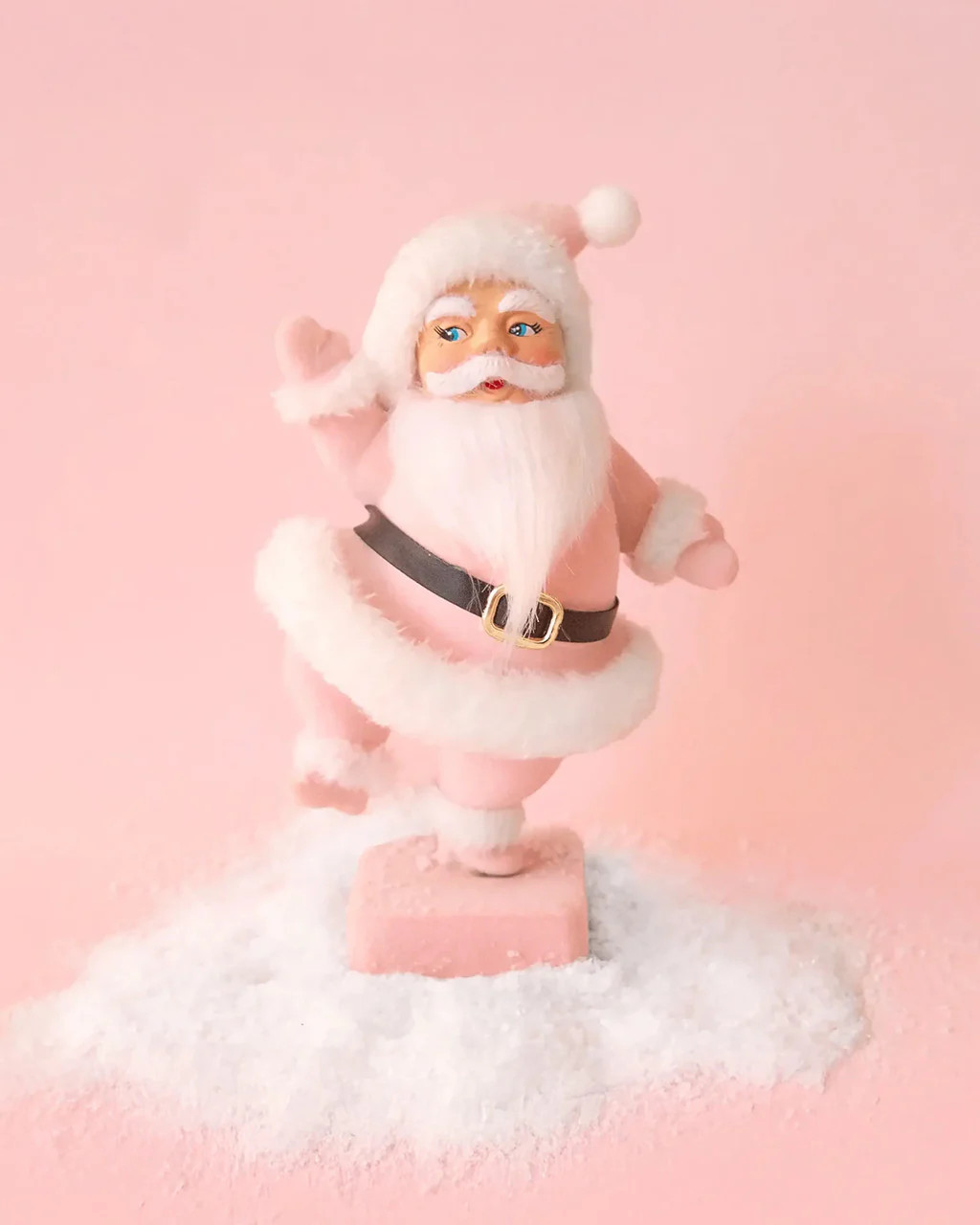 Retro Dancing Christmas Santa - Light Pink | ban.do