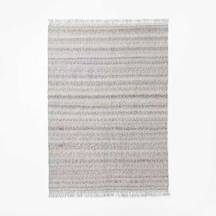 Bayside Indoor/Outdoor Rug Heathered Gray - Threshold™ designed with Studio McGee | Target