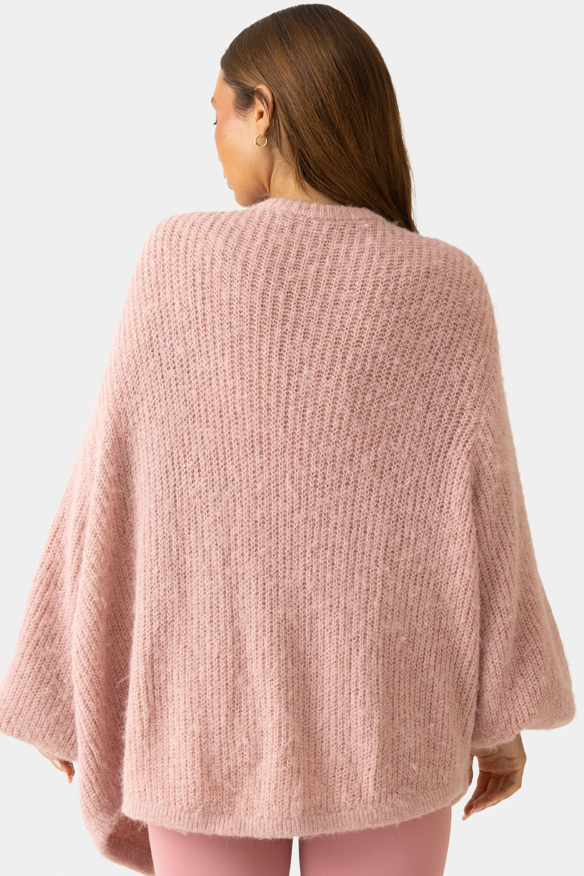 Soft Knit Cardigan in Soft Pink | Bo+Tee