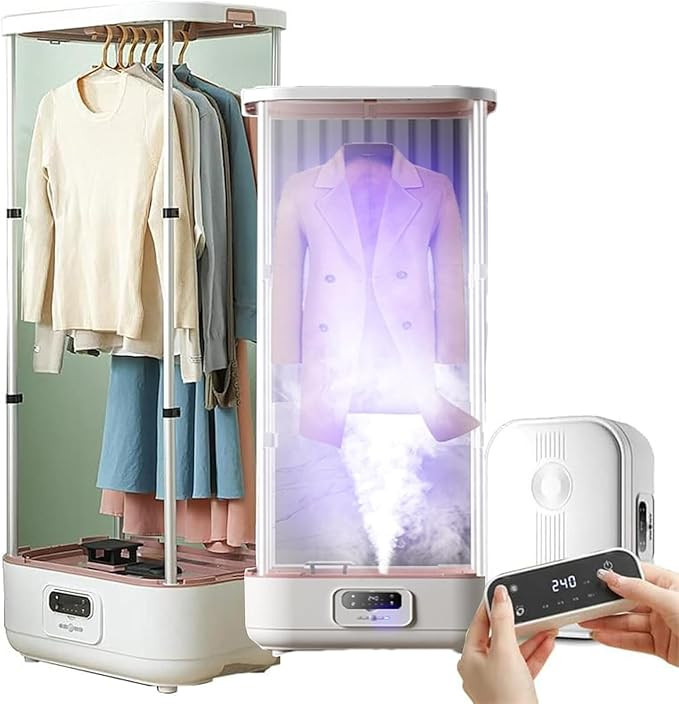 Electric steam clothes dryer, Collapsible Automatic Wireless Dryer,vertical steam dry clean close... | Amazon (US)