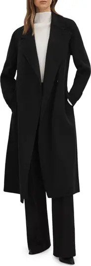 Reiss Emilie Belted Wool Blend Coat | Nordstrom | Nordstrom