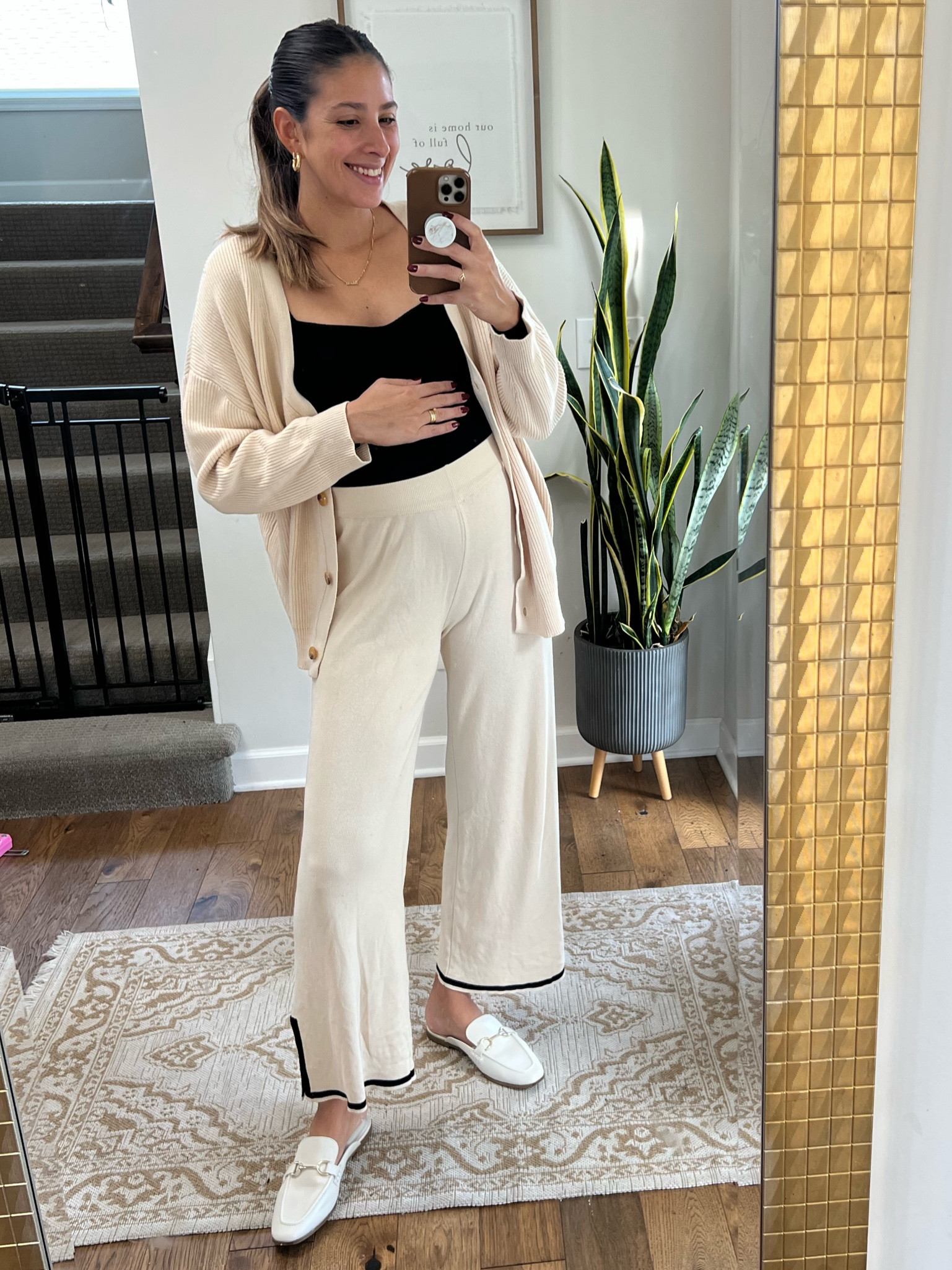 Got to see baby 3 today 🤩👼🏼 wore this comfy and super cute outfit! These pants are from the viral Amazon set and I just love how I can wear it with different tops as well👍🏻

#LTKSeasonal #LTKfamily #LTKbump