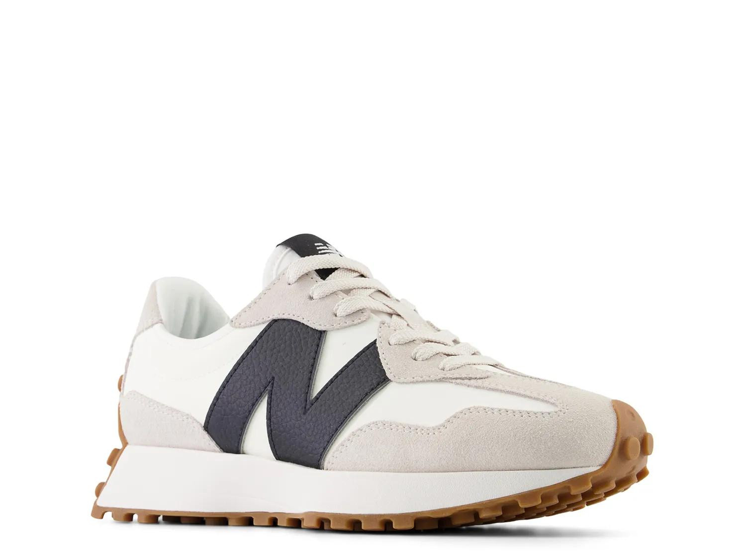 New Balance 327 Sneaker | Women's | White/Black/Beige | Size 7.5 | Sneakers | DSW