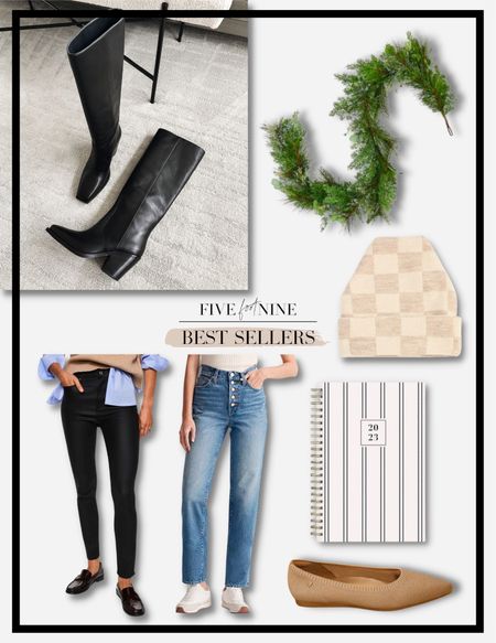 December’s best sellers, western boots, garland, beanie, coated denim, 2023 planner, flats 

#LTKSeasonal