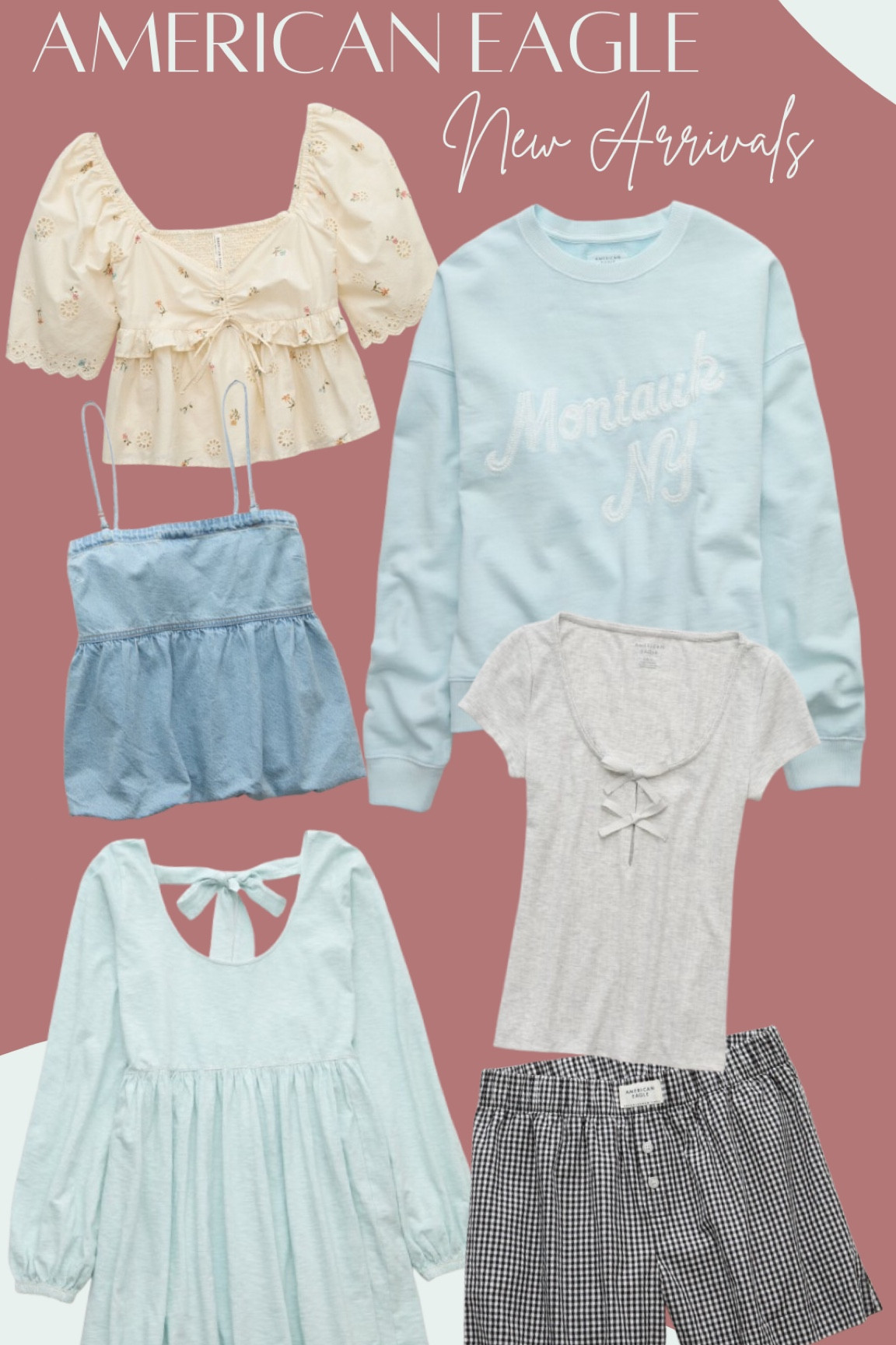 American Eagle New Arrivals

#LTKFindsUnder100 #LTKFindsUnder50 #LTKStyleTip